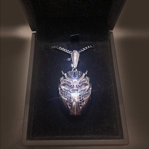 Iced Out Black Panther chain